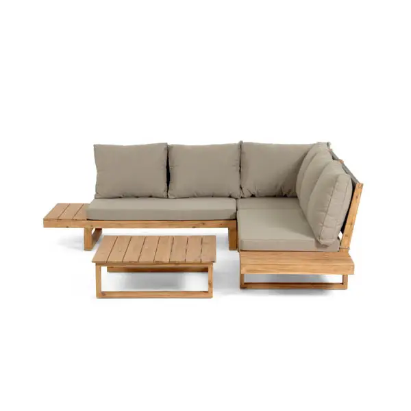 Conjunto sofá rinconera y mesa Terel