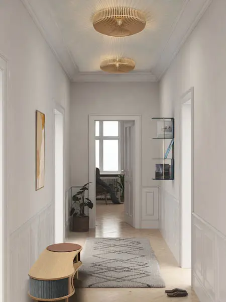 Aplique de pared o techo clava