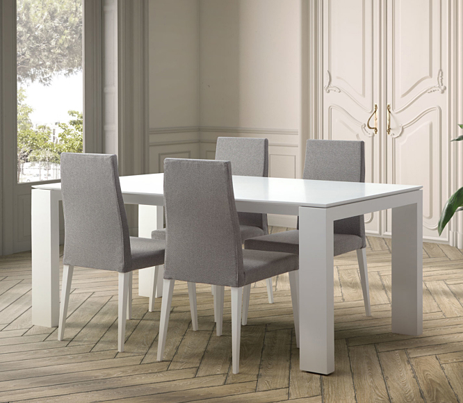 Mesa de comedor extensible de diseño Global