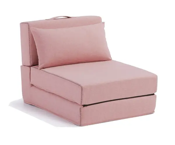 Puf Cama Rosa Arty