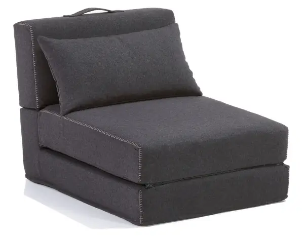 Puf Cama Negro Arty