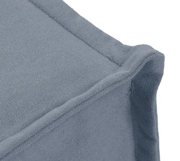 Puf Cama tapizado poliéster Lizzie Azul