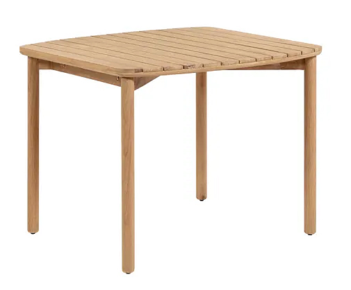 Mesa Sheryl de madera maciza de eucalipto