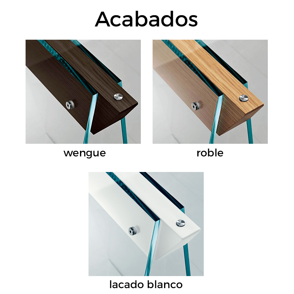 Mesa de escritorio cristal Kastel