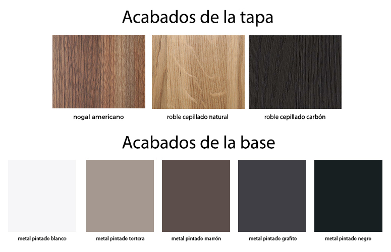 Mesa de comedor chapa natural Amond Bonaldo