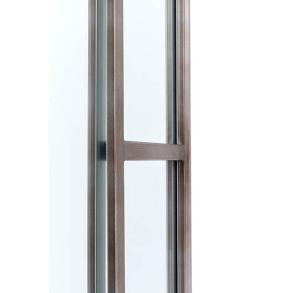 Espejo metal envejecido ventana 200x90