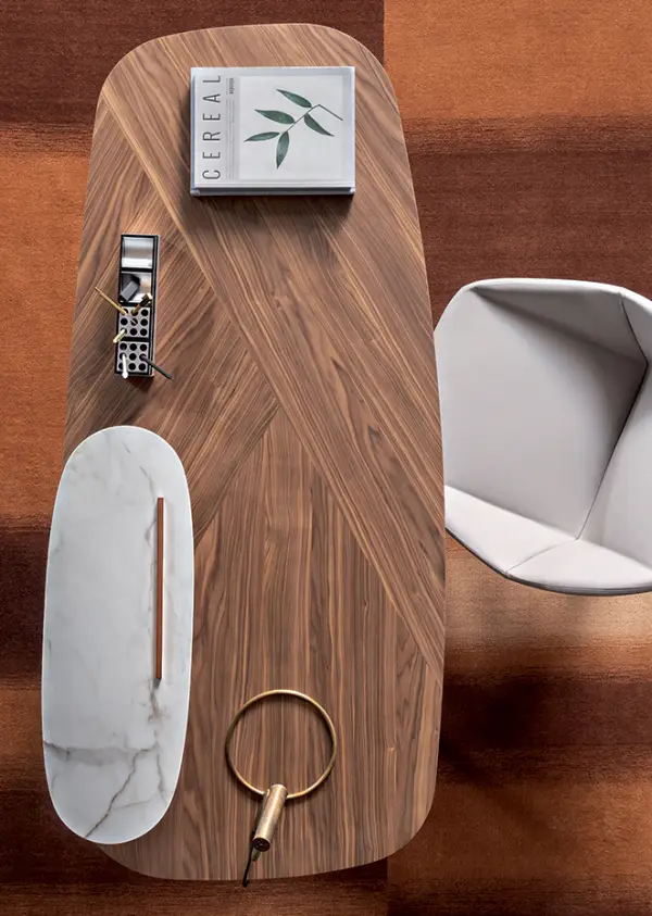Mesa de escritorio Gauss by Bonaldo