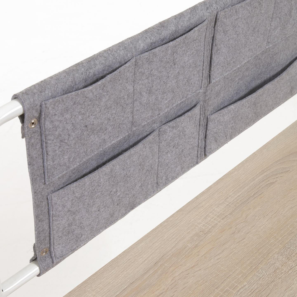 Mesa de escritorio acero blanco Yamina