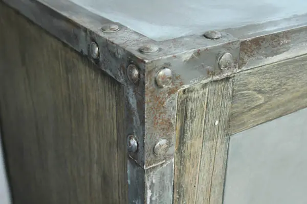 Aparador industrial old grey