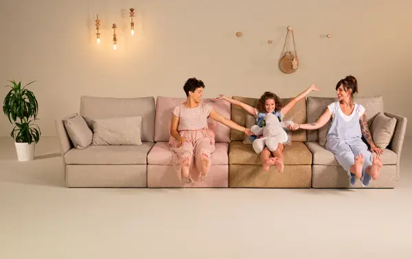 Sofá 4 plazas modular Bitru