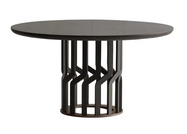 Mesa de comedor redonda extensible Intreccio Potocco