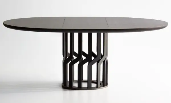 Mesa de comedor redonda extensible Intreccio Potocco