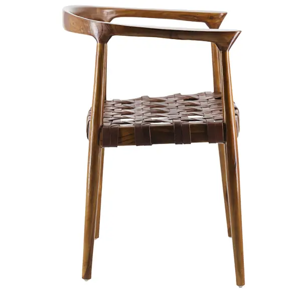 Sillón trenza marrón Tetuan