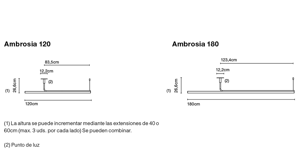 Lámpara de techo Ambrosia Marset