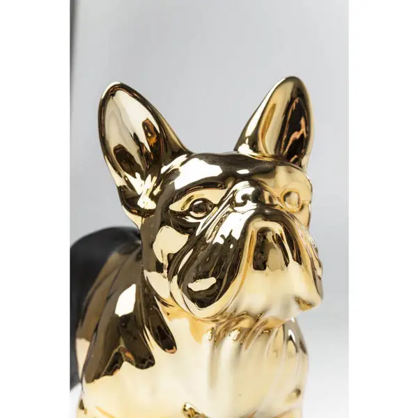 HUCHA BULLDOG ORO-NEGRO
