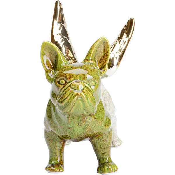 set 2 Figuras decorativas Perro con alas de ángel