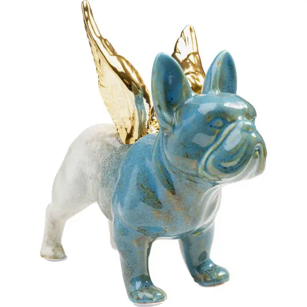 set 2 Figuras decorativas Perro con alas de ángel