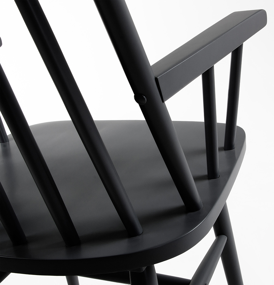 Sillón negro nórdico Puebla