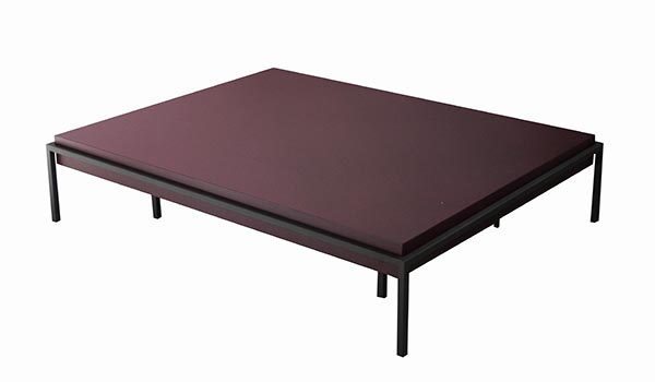 Mesa de centro rectangular industrial Loft Fusion Lig.defectos