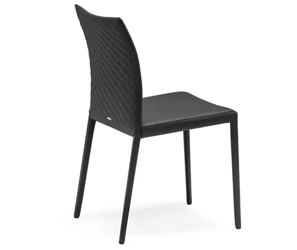 Silla tapizada Norma Couture Cattelan