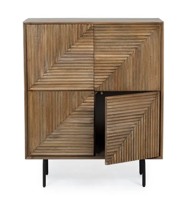 Aparador alto 4 puertas rustico Dersay