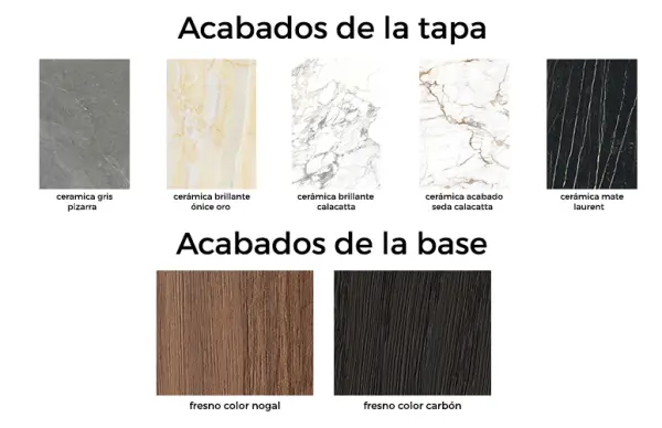 Mesa de comedor esquinas redondeadas Pivot Bonaldo