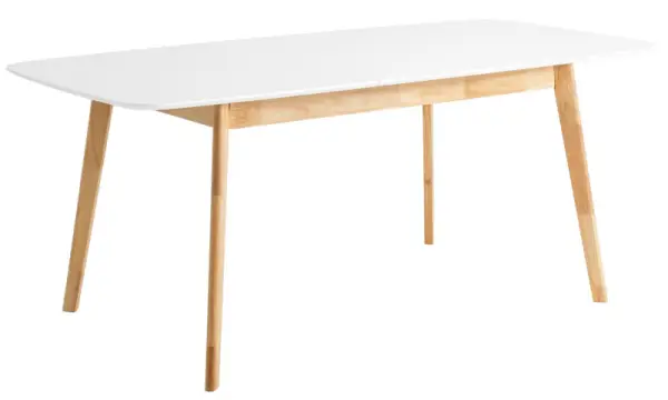 Mesa de comedor extensible nórdica Kenna