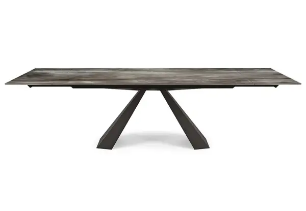 Mesa de comedor extensible Eliot Crystalart Drive Cattelan