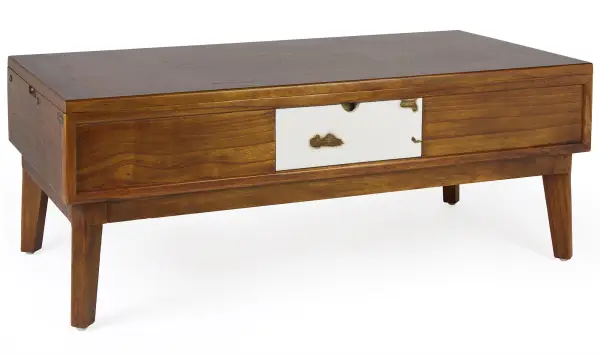 Mesa de centro elevable Nordic 2 cajones