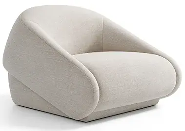 Butaca de diseño Artemisa Crema