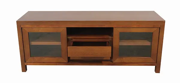 Mueble tv colonial Newman nogal. lig. defectos