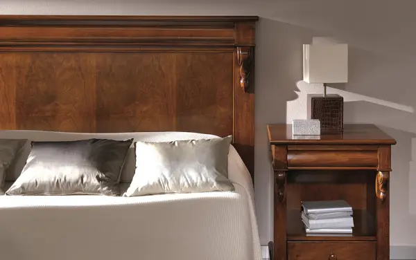 Dormitorio clásico Capitel