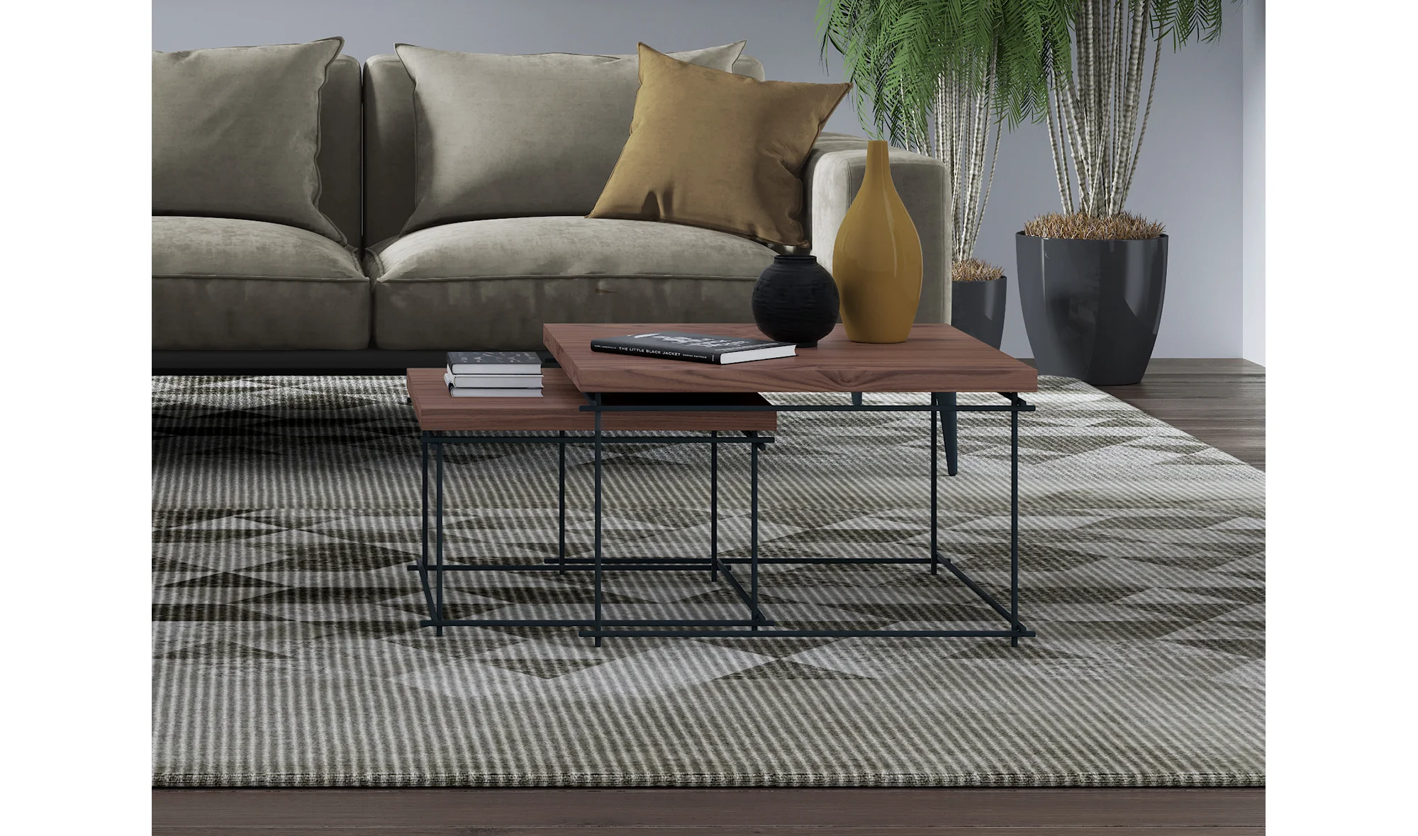 Mesa de centro nido moderna Riveri