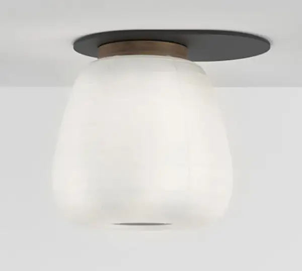 Lámpara de techo esférica inspiración japonesa Misko