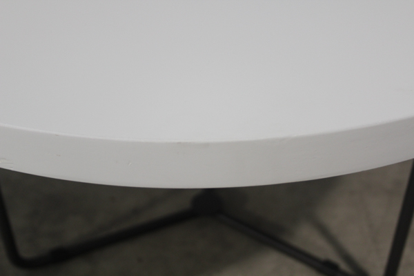 Mesa de centro loft Groso blanco Lig.defectos