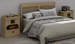 Cabecero  de madera nórdico Taiva