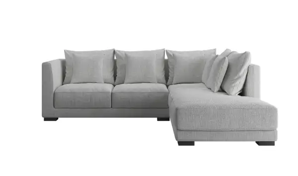 Sofá con chaise longue de diseño Tintoretto