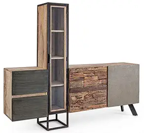 Aparador 2P 2C Manchester madera de mango