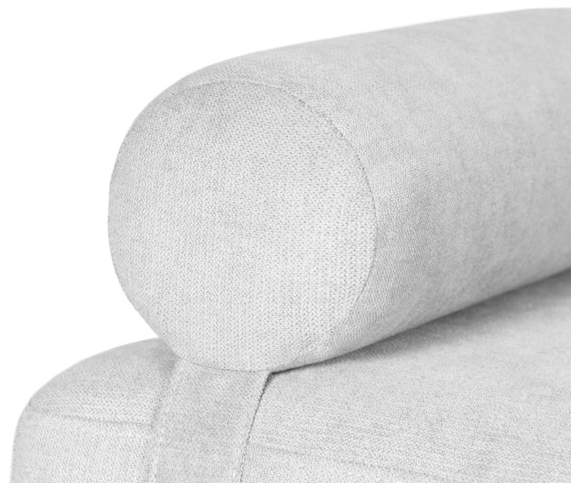 Banqueta de diseño gris claro Munros