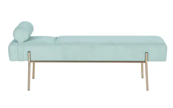Banqueta de diseño verde menta Munros