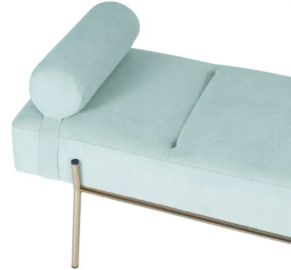 Banqueta de diseño verde menta Munros