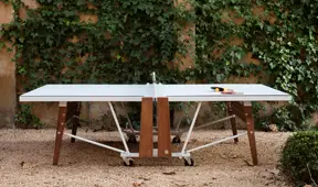Ping pong de diseño plegable