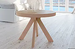 Mesa de comedor redonda nórdica Zafiro