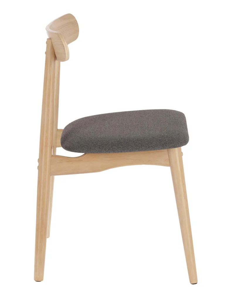 Silla gris oscuro Mena