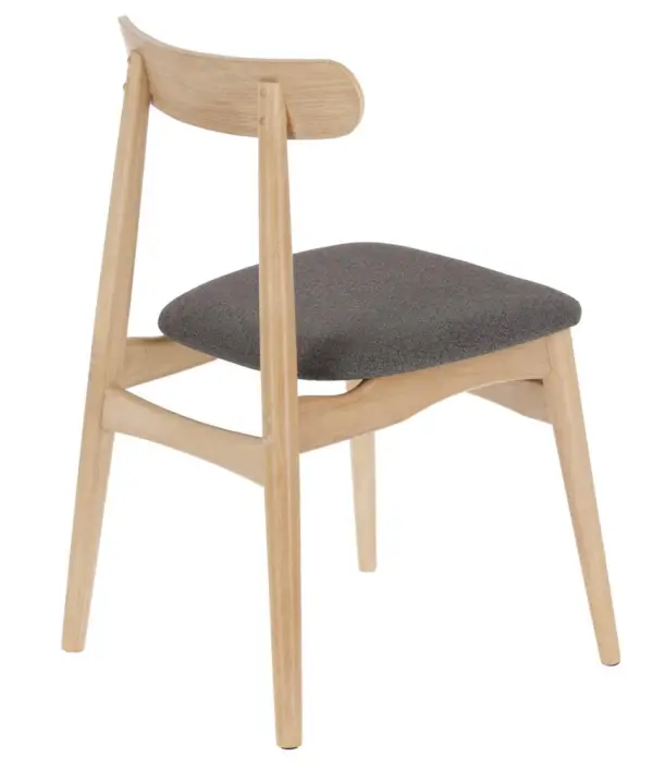 Silla gris oscuro Mena