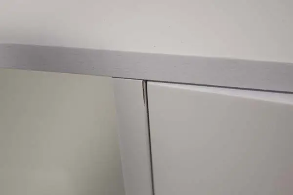 Mueble tv 4 puertas industrial Loft blanco anticuario lig.defectos