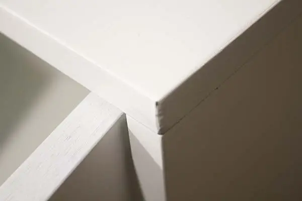 Mueble tv 4 puertas industrial Loft blanco anticuario lig.defectos