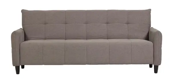 Sofá cama gris reclinable con cajón Nury