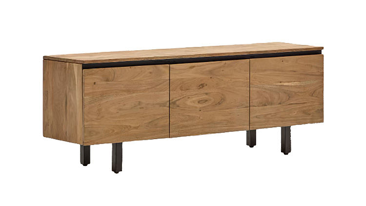 Mueble TV madera maciza de acacia Uxue
