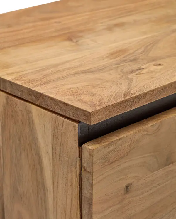 Mueble TV madera maciza de acacia Uxue
